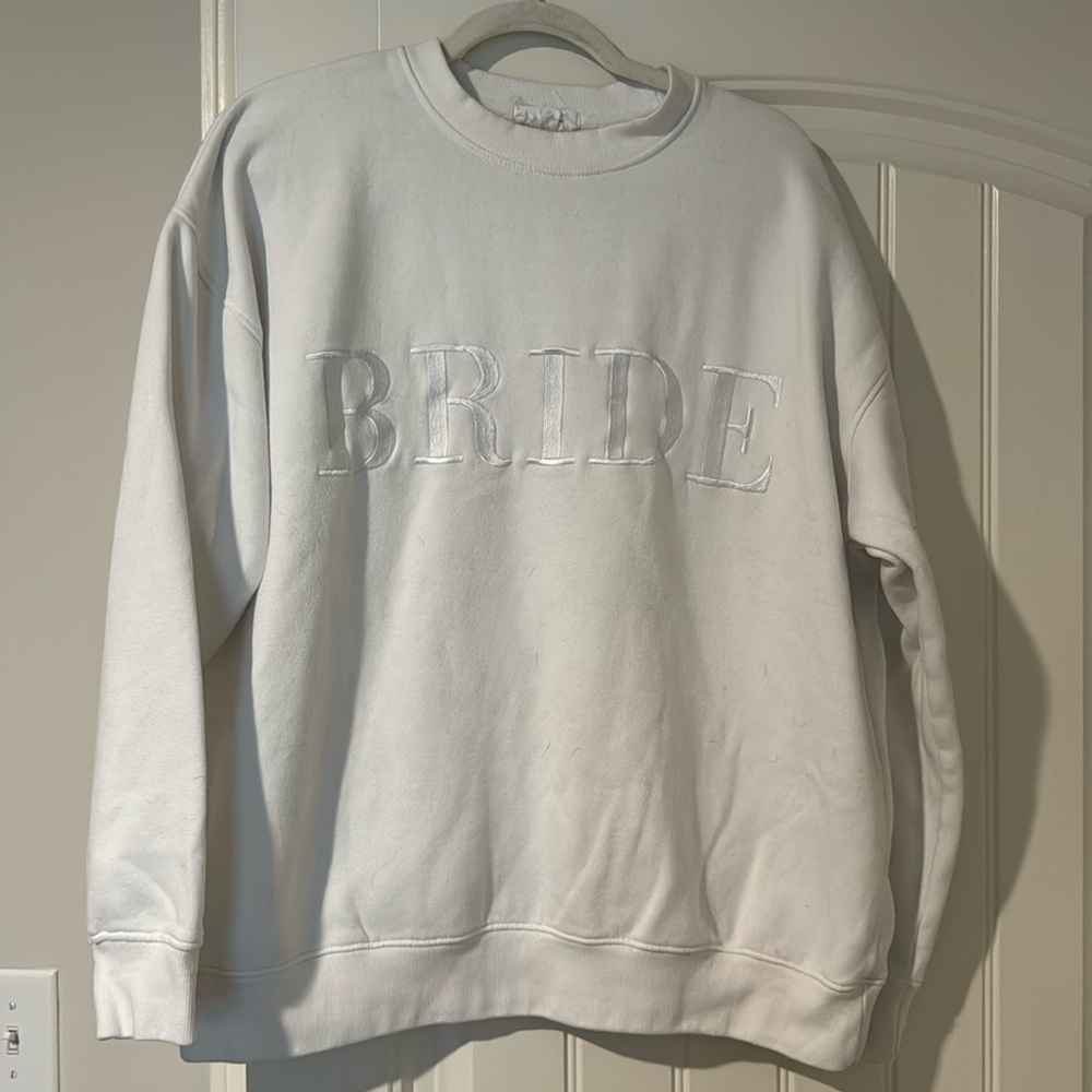 Six Stories White Bride Sweatshirt